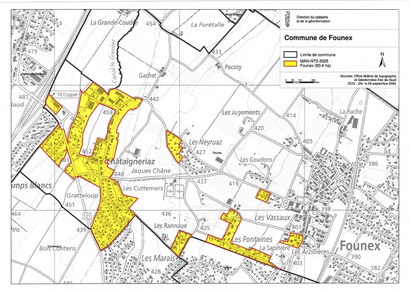 Mise à niveau de la mensuration cadastrale cantonale - Survols en drone