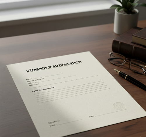 Demande d'autorisation POCAMA