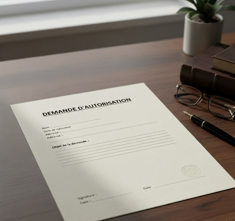 Demande d'autorisation POCAMA