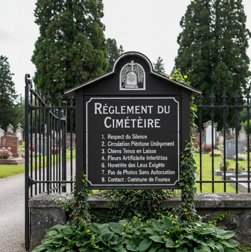 Règlement du cimetière de Founex